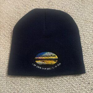 Navy Blue Beanie Hat